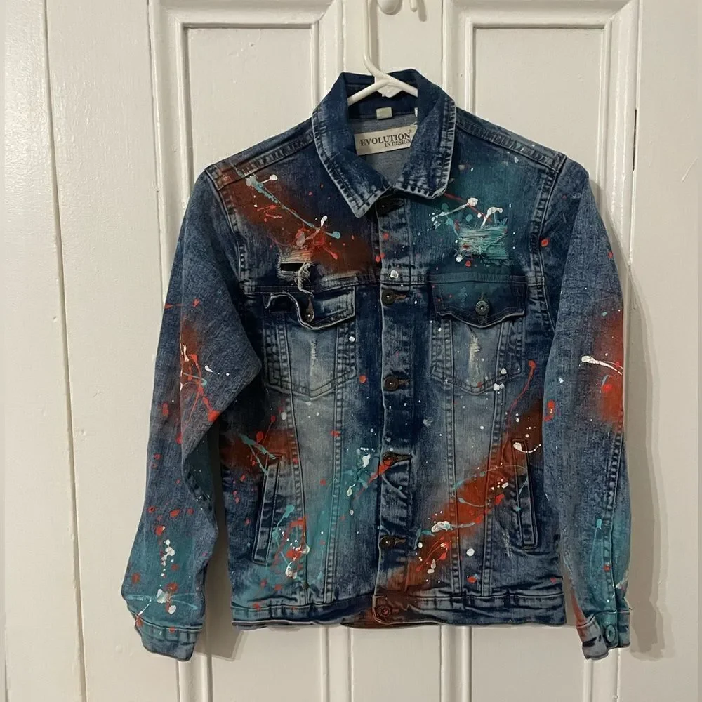 Evolution in Design trucker jacket